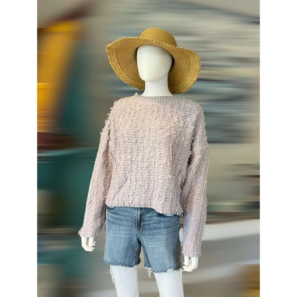 HYFVE Beautiful lilac spring sweater S M L - Picture 2 of 6